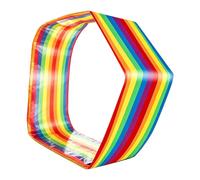 Générique Tapis de Course pour Jeu d'équipe Team Building | 600x70cm Tapis Festif rayé | Course Jeu Collectif | pour, Adultes, fête, intérieur, extérieur, événement
