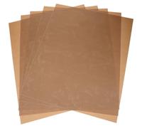 Générique Tapis de Cuisson Réutilisable Outil Pratique en Tpfe pour Pâte Polymère 4 Pièces, Résistant la Chaleur pour Cuisson Four et Modelage