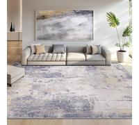 Générique Tapis de décoration,Abstrait Moderne Violet, Beige, Blanc, Jaune, 80 x 150 cm, Tapis pour Salon Chambre Canapé Tapis de Plancher,Carpet for Living Room Bedroom Table