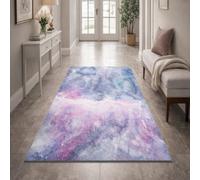 Générique Tapis de décoration,Abstrait Multicolore Violet, Bleu, Rose, Blanc, 140 x 200 cm, Tapis pour Salon, Chambre à Coucher, Salle à Manger, Salle de séjour, Cuisine, Hall