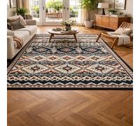 Générique Tapis de décoration,Géométrique Oriental Bleu, Rouge, Beige, Marron, Blanc, Gris, 70 x 100 cm, Tapis d'entrée d'intérieur Couloir, Salon, Chambre à Coucher, Canapé, Hallway Carpets