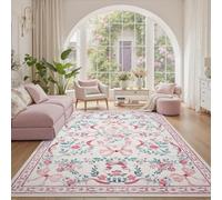 Générique Tapis de décoration, rétro Rose, Rouge, Bleu, Vert, Beige, Blanc, 70 x 120 cm, Tapis pour Salon Descente de lit Chambre, Couloir Halls D'EntréE, Cuisines, Buanderies