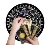 Générique Tapis de Divination, Planche de Divination Sorcière Oracle | Métaphysique Kits de sorcières pour décoration de séance, décoration d'spirituel pour adolescents et adultes, décora