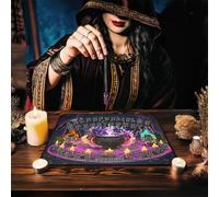 Générique Tapis de Divination,Tapis d'en Caoutchouc pour Fournitures Métaphysiques | Planche de Divination Métaphysique - pour Adultes Adolescents Amis Famille Fête Anniversaire Réunion Lecture