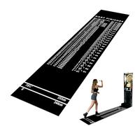 Générique Tapis de Fléchettes Professionnel avec Lignes de Lancer - Tapis de Fléchettes Premium pour Sol | 300 x 30 cm | Idéal comme Cadeau