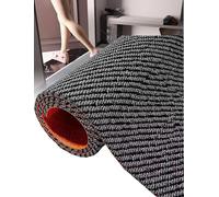 Générique Tapis de Grande épais et résistant, antidérapant et découpable, for Bureaux commerciaux, Couverture complète de la Chambre à Coucher, Tapis insonorisé(Gray,400x100cm/157.6x39.4)