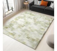 Générique Tapis de Gris Clair Imprimé, Blocs Chêne Style Vectoriel Tapis Poil Court Grand, Tapis Doux Antidérapant, Léger Résistant pour Salon Chambre à Coucher Salle à Manger Décoration 140 x 200 cm