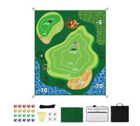 Générique Tapis de Jeu de Chipping Double Face pour l'entraînement et la Pratique du Chipping, avec Une Surface réaliste pour Les Jeux Sportifs en intérieur et en extérieur, et Le (Green, 180X150cm)
