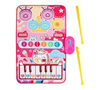 Générique Tapis de Jeu Piano - Jouet d'apprentissage Musical Piano Jazz et Batterie - Tablette d'apprentissage Musical pour Maternelle | pour Maison Voyage Chambre Salon Fête Éducation Préscolaire