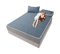 Générique Tapis de lit de Chambre à Coucher d' | Tapis de Refroidissement d' - Tapis de Soie glacée Domestique | de Sentiment Frais d'étudiant d'école de Style Simple pour