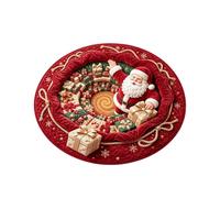 Générique Tapis de Noël 3D Antidérapant Lavable pour Entrée Maison | Tapis De Noël À Illusion D'optique 3D Tapis, absorption rapide, facile nettoyer, intérieur extérieur