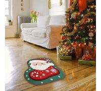 Générique Tapis de Noël luxueusement Doux, idéal pour Une Maison Festive. Revivez Les fêtes de Fin d'année avec Notre élégant Tapis à thème de Noël, idéal pour la décoration de Noël. (C, 40x30x2)