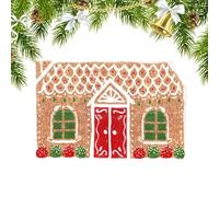 Générique Tapis de Noël Tapis Maison antidérapant Moelleux en Forme Maison | Paillasson Entrée Intérieur Noël Pour le Porche la Salle de Bain l'Entrée Maison Chambre Sol Salon Cuisine 1
