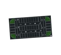Générique Tapis de Parking Tapis de Jeu pour Enfants Scène de Garage Circuit de Voitures Décor Miniature en Caoutchouc et Tissu Convenable pour Le Jeu Créatif, Style C