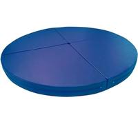 Générique Tapis de Pole Dance, Coussin Rond Portable pour entraînement à Domicile, Coussin de sécurité en Coton perlé Haute densité pour Le Fitness et l'entraînement de Danse (Bleu, 110 cm / 3,6 pi /