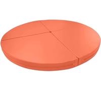 Générique Tapis de Pole Dance Rond et Robuste - Coussin de Protection en Cuir épais de 5 cm, revêtement antidérapant, idéal pour la sécurité et Le Confort de la Pole Dance, idéal pour Une Utilisation
