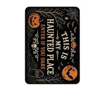 Générique Tapis De Porte D’Halloween, Tapis De Crâne De Chauve-Souris,