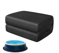 Générique Tapis de Protection pour Liner de Piscine - Tapis de pour Sol,Rembourrage Protecteur pour Base de Piscine - pour Camping Été Arrière-Cour Terrasse Pelouse Extérieur Béton Ciment Gravier