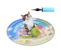 Générique Tapis De Refroidissement pour Chat - Coussin en PVC Anti-Rayures Et Anti-Fuite | Lit À Eau Gonflable | De Jeu pour Bébé | pour Le Sol, Sensoriels, Tapis De Temps sur Le Ventre pour Bébés,