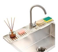 Générique Tapis de Robinet,Protège-éclaboussures en Silicone 69,9 cm - Tapis pour Évier de Cuisine,pour Usage Domestique et Professionnel, Camping-Car, sous évier, derrière,