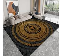 Générique Tapis de Salon 80 x 150 cm Viking Emblème Runes, Tapis Moderne Imprimé Surréalisme Doux et Léger pour Salle à Manger Chambre à Coucher Couloir Bureau - Moquette Antidérapant
