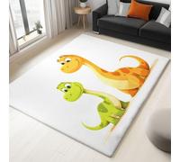 Générique Tapis de Salon Dinosaure Mignon De Dessin Animé 140x200cm Tapis Lavable Doux et Antidérapant, Moquette Grand Impression 3D pour Chambre, Salle Manger, Chambre d'enfant