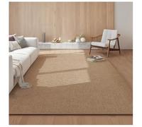 Générique Tapis De Salon, Grand Tapis en Sisal for Chambre À Coucher, Facile À Nettoyer, Chevet Qui Ne Perd Pas Ses Poils, Tapis D'intérieur Et D'extérieur(Camel,80x160cm/31x63in)