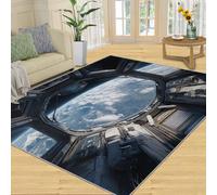 Générique Tapis de Science-Fiction 3D Lavable - Moquette Douce et antidérapante pour Salon, Chambre à Coucher, Chevet, Table à Manger - 160 x 230 cm