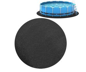 Générique Tapis De Sol Piscine | Tapis De Bain À Remous | Dalle Piscine Hors Sol | Tapis Piscine Hors Sol, Tapis De Piscine Rond pour Rayures par Perforation, Réutilisable, 2,5M/3,05M/3,7 M/4,6M