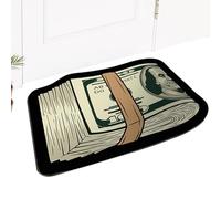 Générique Tapis de Sol pour Chambre Petit,Tapis de Sol Billet de 100 Dollars | de Cuisine antidérapants, Tapis Doux et Confortable, Tapis d'argent pour décor de Salon de Chambre à Coucher