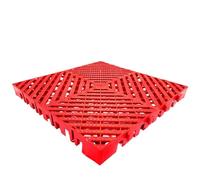 Générique Tapis De Sol pour Garage 50 X 50 Cm, Épaisseur 5 Cm, Lot De 2 Dalles De Sol Emboîtables Drainantes pour sous La Voiture, pour Grands SUV, Pick-up, Camping-Cars(Red(5cm),8pcs)