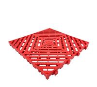 Générique Tapis De Sol pour Garage, Épaisseur 3 Cm, Lot De 2 Dalles De Sol Emboîtables avec Drainage pour Sol De Garage, Parking De Voiturettes De Golf(Red(3cm),8pcs)