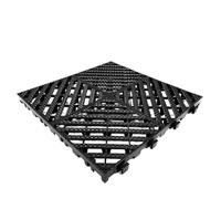 Générique Tapis De Sol pour Garage, Épaisseur 3 Cm, Lot De 2 Dalles De Sol Emboîtables avec Drainage pour Sol De Garage, Parking De Voiturettes De Golf(Black(3cm),8pcs)