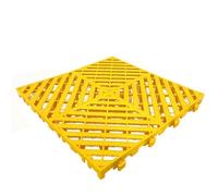 Générique Tapis De Sol pour Garage, Épaisseur 3 Cm, Lot De 2 Dalles De Sol Emboîtables avec Drainage pour Sol De Garage, Parking De Voiturettes De Golf(Yellow(3cm),8pcs)