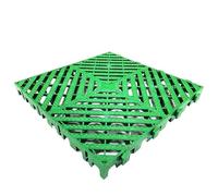 Générique Tapis De Sol pour Garage, Épaisseur 4 Cm, 40 X 40 Cm, Lot De 2 Dalles De Sol Emboîtables Drainantes pour sous Les Voitures, pour Les Salles De Sport(Green(4cm),8pcs)