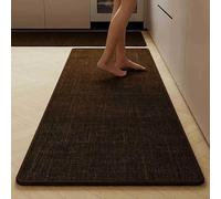 Générique Tapis de Sol tissés absorbants, Tapis de Cuisine Anti-Fatigue, antidérapants, imperméables à séchage Rapide for la Cuisine, sous l'évier, Essentiels de Bureau(Dark Brown,40x120cm)