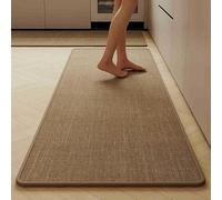Générique Tapis de Sol tissés absorbants, Tapis de Cuisine Anti-Fatigue, antidérapants, imperméables à séchage Rapide for la Cuisine, sous l'évier, Essentiels de Bureau(Light Brown,50x80cm)