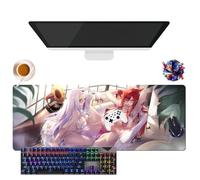 Générique Tapis de Souris Anime Fairy Tail Lucy Erza Wendy Mirajane | Tapis de Souris Imperméable Extra-Large | Base en Caoutchouc Antidérapante pour PC, Portable, e-Sport (2, 31.5" × 11.8" × 0.12")