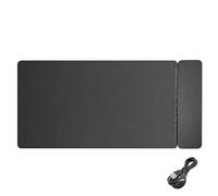 Générique Tapis de Souris Chargeur sans Fil, XL 780 x 370 mm, Charge Rapide 15W, alignement Force d'attraction, Plateau Multifonctionnel avec Emplacement pour téléphone et écouteurs