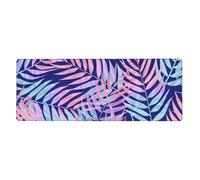 Générique Tapis De Souris Gaming 700X300 Feuilles Roses Tapis de Bureau Clavier,avec Bords Cousus et Base en Caoutchouc Antidérapant,Protection Desktop,Convient pour Le Travail et Les Jeux