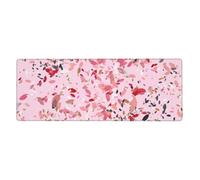 Générique Tapis De Souris Gaming 700X300 Rose Et Rouge Tapis de Bureau Clavier,avec Bords Cousus et Base en Caoutchouc Antidérapant,Protection Desktop,Convient pour Le Travail et Les Jeux
