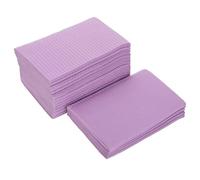 Générique Tapis de Table à Ongles Jetable 50pcs en Papier de Pulpe de Bois pour Techniciens Ongulaires, Design Polyvalent et Espace de Travail Hygiénique pour Soins des Cils et Maquillage
