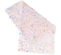 Générique Tapis de Table à Ongles Sequins, Coussin de Manucure en Résine et Colle, Accessoire Débutant pour Protection Plan de Travail, Usage Personnel à Domicile