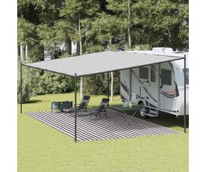 Générique Tapis de Tente Anthracite et Blanc 400x600 cm PEHD,Équipements Sportifs,Loisirs de Plein air,Camping et randonnée,Accessoires de Tente,Anthracite et Blanc,5.2 KG,310833