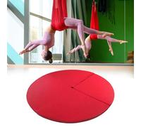 Générique Tapis de Yoga et de Pole Dance épais, Pliable et antidérapant, Protection pour Pole Dance, épaisseur 2,5/5,1 cm, 140 cm x 3 cm, pour Cerceau et Exercices, Rouge, 120-200 cm