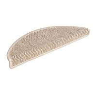 Générique Tapis d'escalier 15 pièces 56 x 17 x 3 cm Beige Clair Demi-Rond,Maison & Jardin,Produits ménagers,Revêtements de marches,Beige,2.77 KG,326897