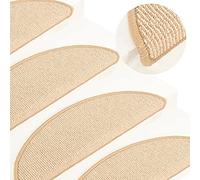 Générique Tapis d'escalier 15 pièces 56 x 17 x 3 cm Crème Demi-Rond,Maison & Jardin, Produits ménagers, Revêtements de marches, Crème (Poids 2.77KG)