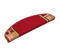 Générique Tapis d'escalier autoadhésifs 5 pcs 65x21x4 cm Rouge,Maison & Jardin, Produits ménagers, Revêtements de marches, Rouge (Poids 1.37KG)-9830