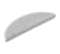 Générique Tapis d'escalier Autocollants 15 pcs 56x17x3 cm Argenté,Revêtements de marches,2.77KG-326895