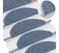 Générique Tapis d'escalier Autocollants 15 pcs 56x17x3 cm Bleu,Maison & Jardin,Produits ménagers,Revêtements de marches,Bleu,2.77 KG,326862